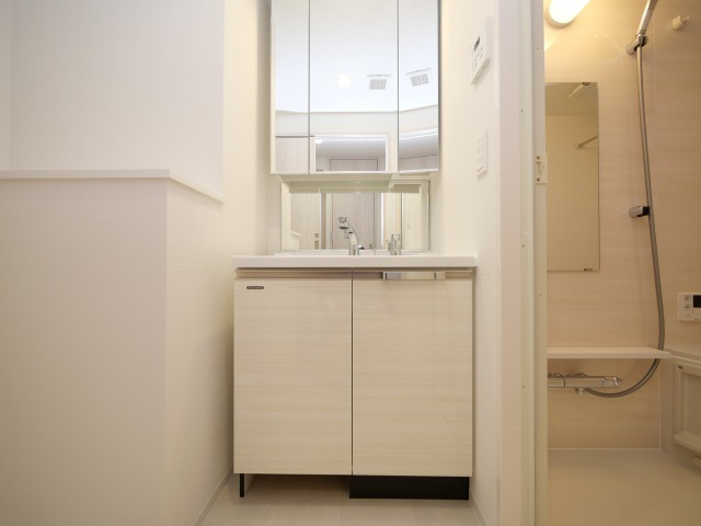 コンフォリア・リブ新大阪西宮原ソルテラスの独立洗面台