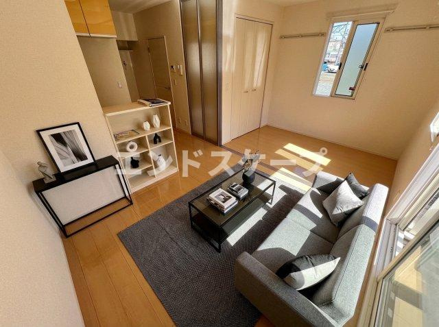 グローリア　Ｃの居間・リビング|高崎、前橋、伊勢崎エリアのお部屋探しはエンドスケープまで！お客様の理想お聞かせ下さい♪
家具はCGのイメージ画像になります。※実際に家具は付いておりません。