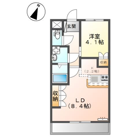 ラ・ポーラ滝川Ⅱ番館