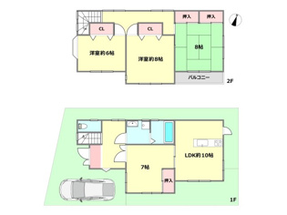 宝塚市売布２丁目中古戸建の間取り