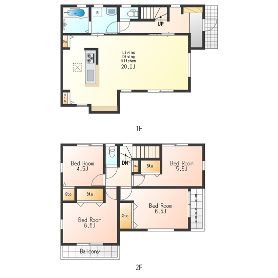 【間取り】 | リーブルガーデン　あきる野市伊奈　新築　全15棟　1号棟 | 4LDK♪