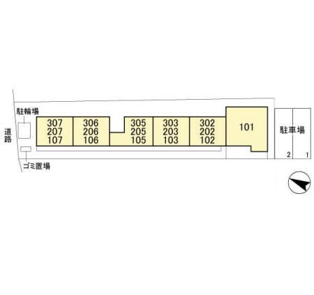 クレアの区画図