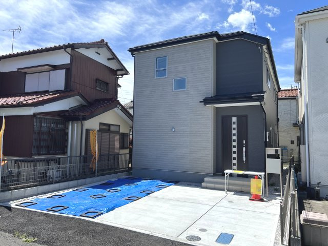 あきる野市野辺　新築戸建全1棟の外観|閑静な住宅地で小さなお子様がいるご家族にも安心☆