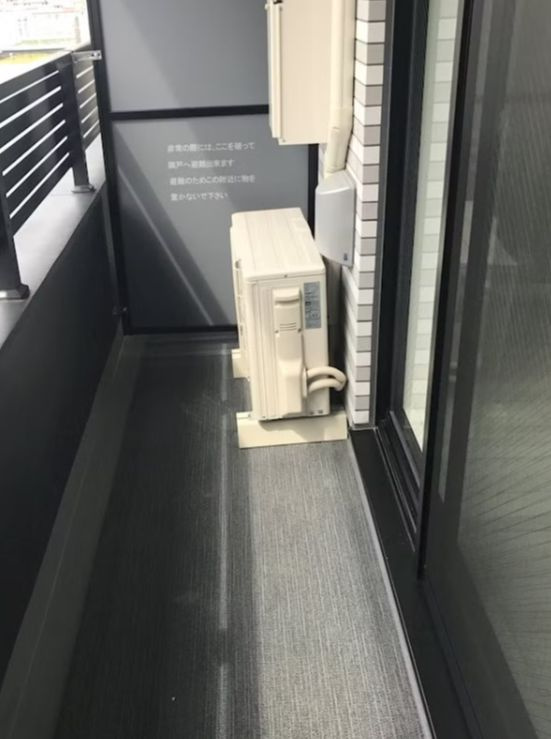 メイクスデザイン両国SOUTHのバルコニー