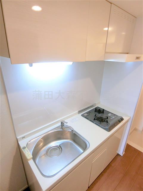 XEBEC(ジーベック平和島Ⅱのキッチン|2口ガスシステムキッチン