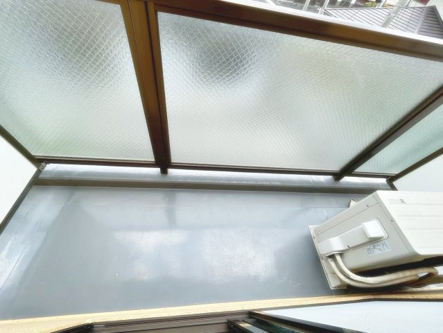 エクセルコート中山のバルコニー|外からの目が気にならないバルコニーで洗濯物が干せます