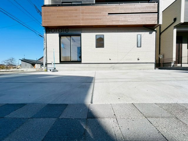 川越市豊田町2丁目　全2棟　新築戸建の駐車場|2月19日撮影