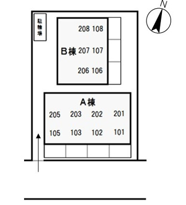 【駐車場】 | カーサ・アネーロB