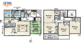 【間取り】 | ☆熊野町東山 新規分譲☆