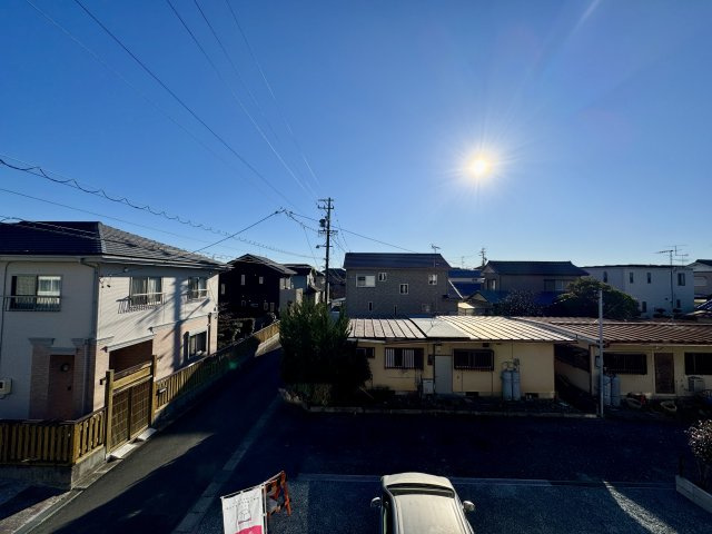 浜松市浜名区豊保　第1　1号棟の展望|バルコニーからの眺望です！前面に遮る物が無く、気持ちの良い景色が広がります！