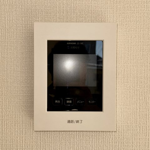 浜松市浜名区豊保　第1　1号棟の防犯設備|急な来客にもインターホンで対応ができますね。