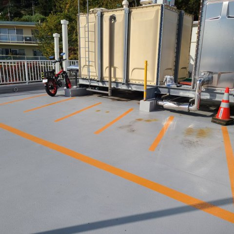 東熱海マリンハイツAの駐輪場