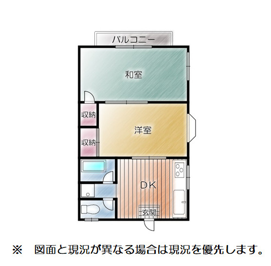 ベルウッド大淵　富士市大淵の間取り|間取りです。
