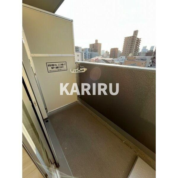 コートエスト都島のバルコニー