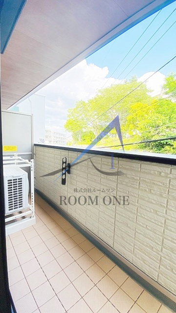 アンジェ百合丘のバルコニー|バルコニーです。