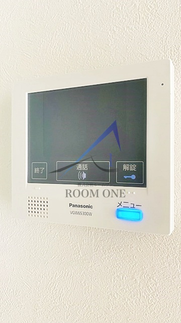 アンジェ百合丘のセキュリティ|モニター付きインターホンです。