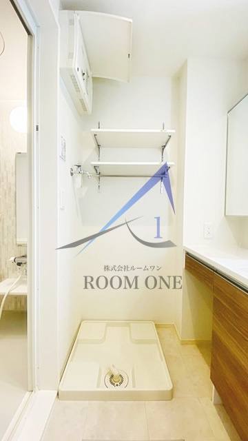 アンジェ百合丘の設備|洗濯機置場です。