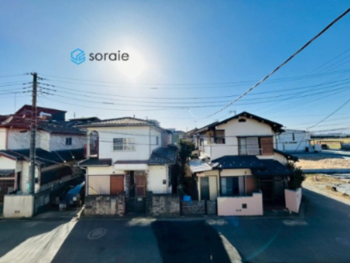 川越市豊田町2丁目　全2棟　新築戸建の前面道路含む現地写真|2/19　撮影