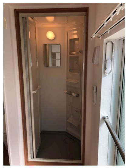 ソフィアスイング(家具付き)のシャワールーム|初期安☆敷金礼金なし☆家具家電付き☆