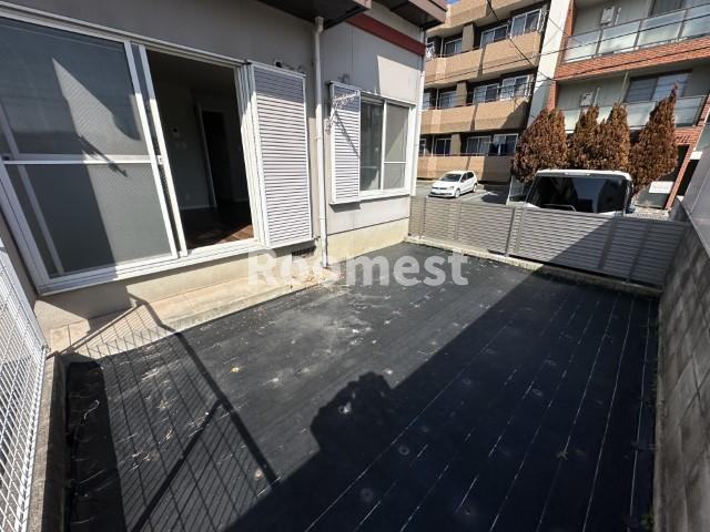 M`court Bの庭|お庭の付いた物件です