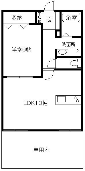 M`court Bの間取り