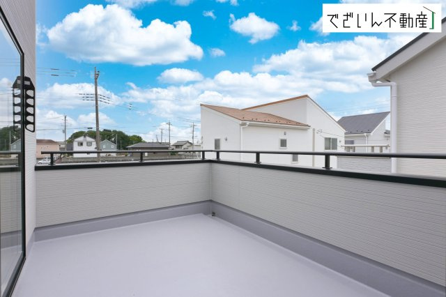 【バルコニー】 | Livele Garden.S吉見町東野第2　新築住宅 | ≪3号棟≫ 
現地(2026年5月撮影)