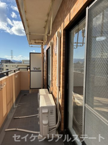 ライオンズマンション淵野辺第５のバルコニー