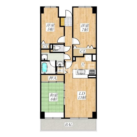 プロスペクト浦和常盤の間取り|間取りです☆