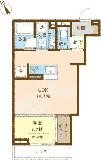 ボヌールA　　刈谷市近郊の賃貸ならクラスホーム刈谷店の間取り