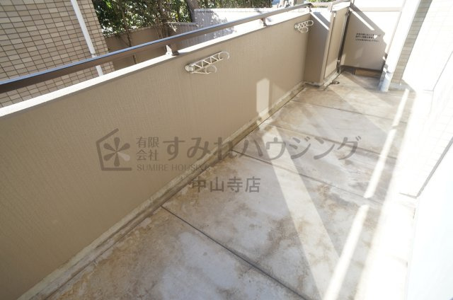 サーパス宝塚のバルコニー