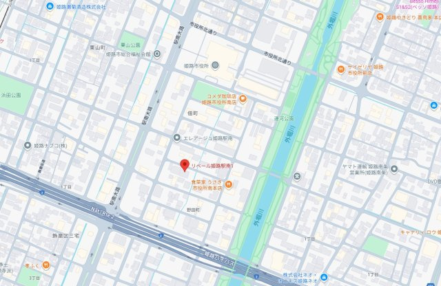リベール姫路駅南Ⅰ　2階の地図