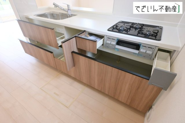 【キッチン】 | Livele Garden.S吉見町東野第2　新築住宅 | ≪4号棟≫ 
現地(2026年5月撮影)