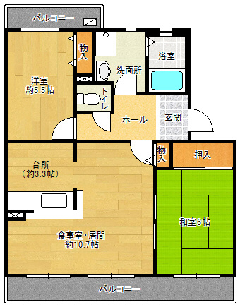 【間取り】 | すずかけ台ハイツ第3 | すずかけ台ハイツ第三(Good Home)