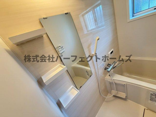 FRONTIER FIELD River Sideの浴室|日々の疲れを癒すお風呂付です