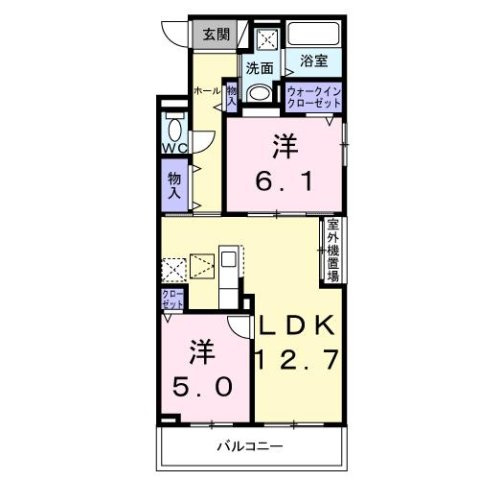 サンフローレの間取り