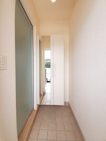 フォーチュンガーデン上道の玄関