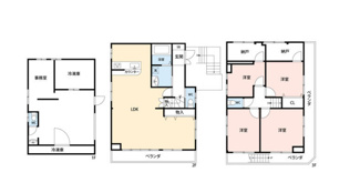 【間取り】 | 足立区六木　店舗付住宅