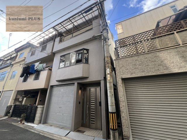大阪市旭区清水2丁目の前面道路含む現地写真