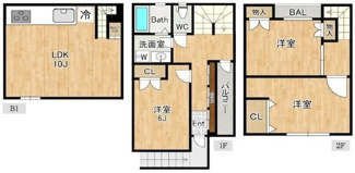 【間取り】 | 中馬込戸建 | 間取りです。