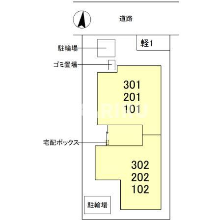 スペチアーレ城北公園の区画図