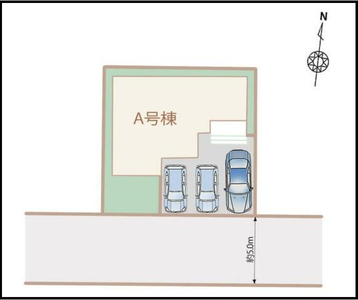 焼津市五ケ堀之内 5期／の区画図