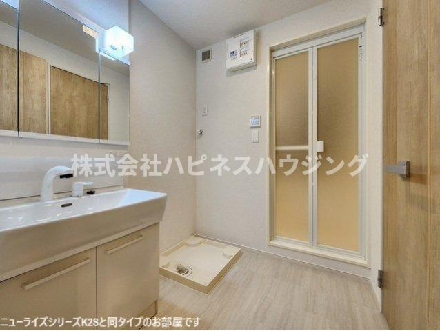 ノーブル柏Ａの洗面所