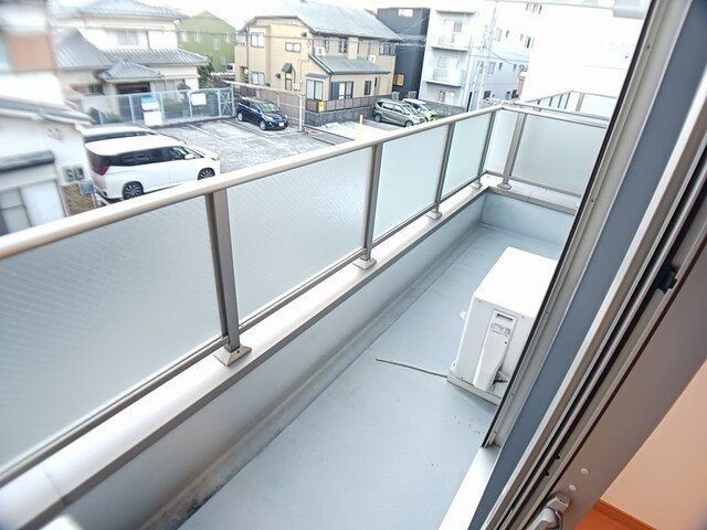 百人町戸建住宅Ｂのバルコニー