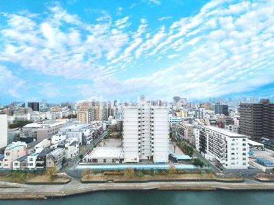 【展望】 | ダイアパレス猿江恩賜公園 | 手を伸ばせば、ふれることが出来そうな環境が、そのままインテリアになったような印象です。その豊かな眺望にふさわしい空間には、通風・採光にも優れ、心地よい光と風があふれています