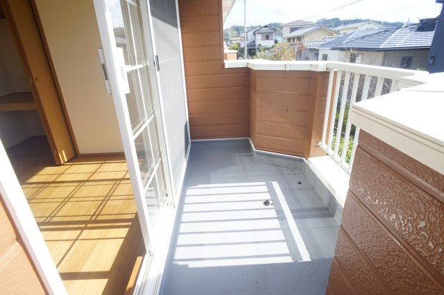 パークハイム池田Ａのバルコニー