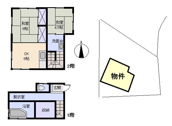 伊東市　イトーピア一碧の土地図
