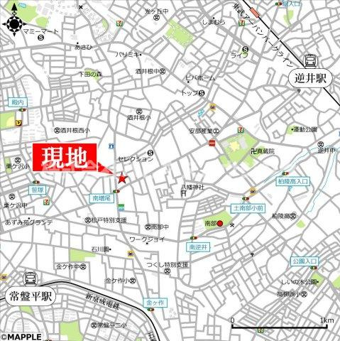 青葉台戸建貸家の周辺