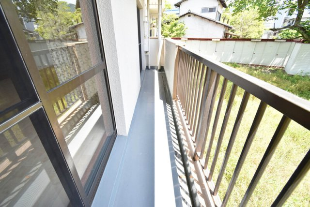 太宰府ハウスのバルコニー