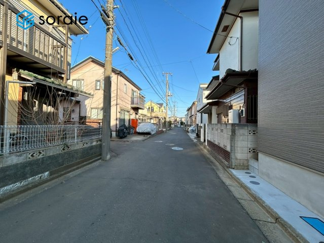 所沢花園6期　新築戸建　ハートフルタウンの前面道路含む現地写真|1月16日撮影