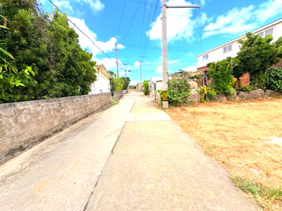 【前面道路含む現地写真】 | 宮古島市下地字来間　